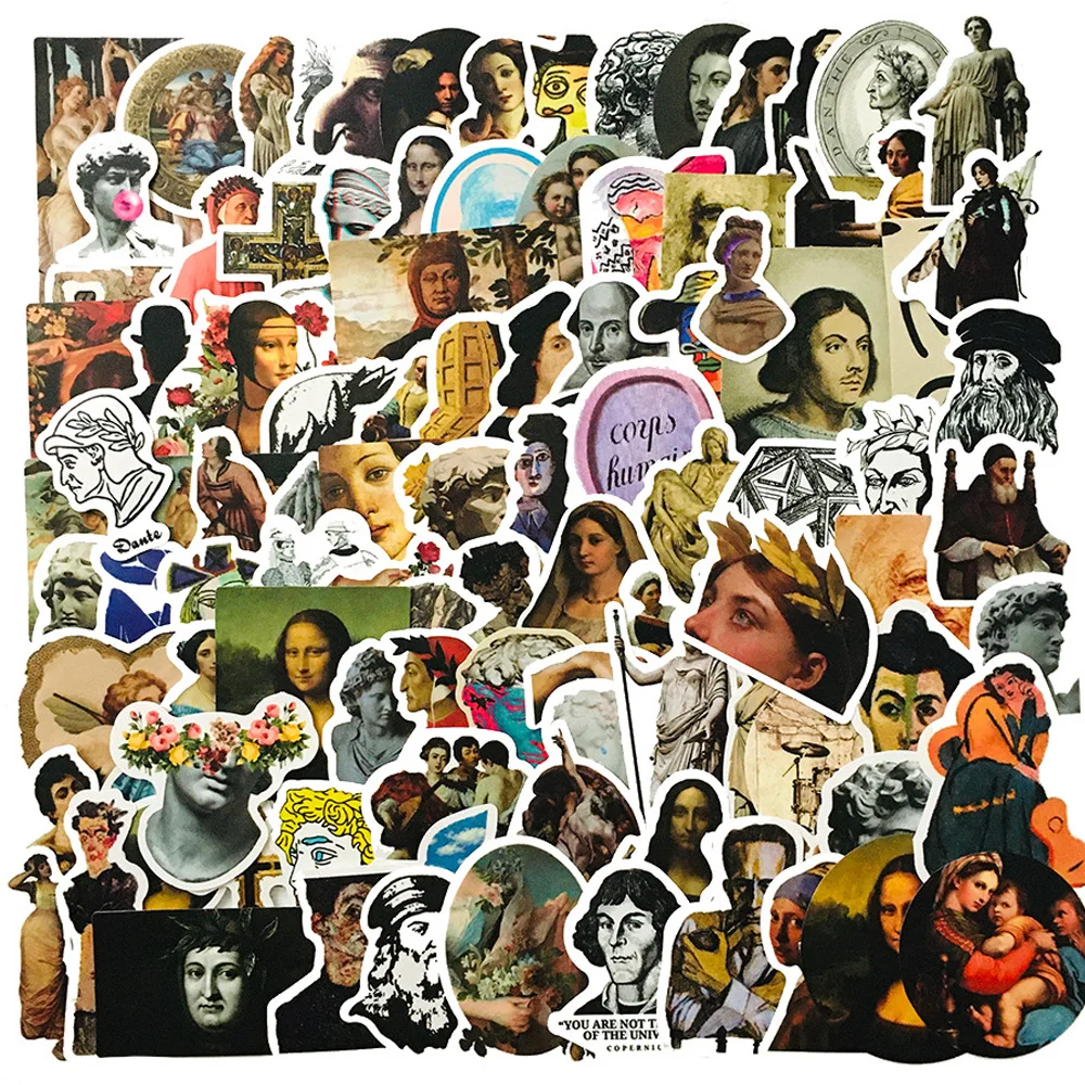 10/30/50/100pcs World ArtistMona Lisa Van Gogh Graffiti Stickers Decal DIY Laptop Notebook Water Bottle Waterproof Sticker Packs
10/30/50/100pcs World ArtistMona Lisa Van Gogh Graffiti Stickers Decal DIY Laptop Notebook Water Bottle Waterproof Sticker Packs
