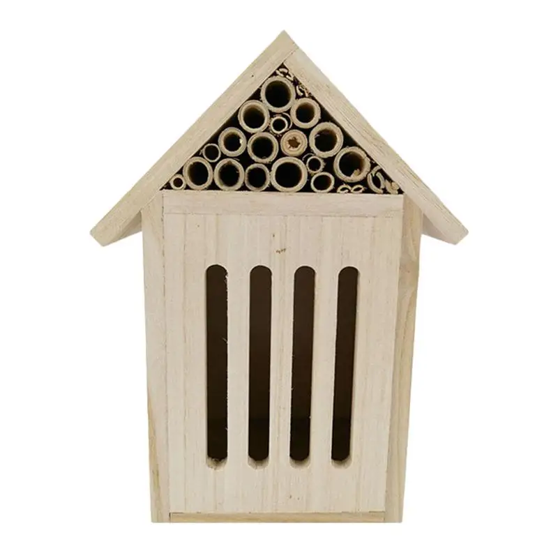 Garden Bee House Natural Wooden Mason Bee Box Sturdy And Durable Garden Decoration Bee Hive For Ladybirds Pollinating Bees
Garden Bee House Natural Wooden Mason Bee Box Sturdy And Durable Garden Decoration Bee Hive For Ladybirds Pollinating Bees