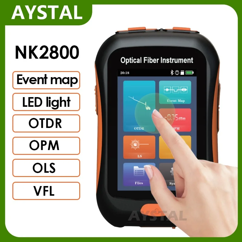 Рефлектометр NK2800 Mini OTDR 1550(1490/1577) нм, 80 км, с поддержкой фотографий, активное волокно, оптический временной рефлектометр, экран 3,5 дюйма
Рефлектометр NK2800 Mini OTDR 1550(1490/1577) нм, 80 км, с поддержкой фотографий, активное волокно, оптический временной рефлектометр, экран 3,5 дюйма
