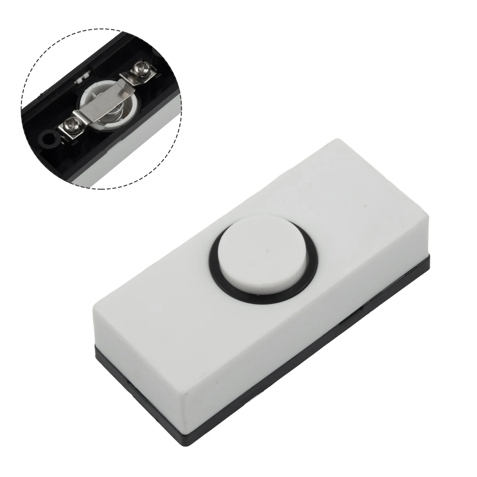 

Door Bell Push Button For Home Furnishing Office Buildings Chime Bells Push Press Button White Inserts Wall Plastics Hard Wiring