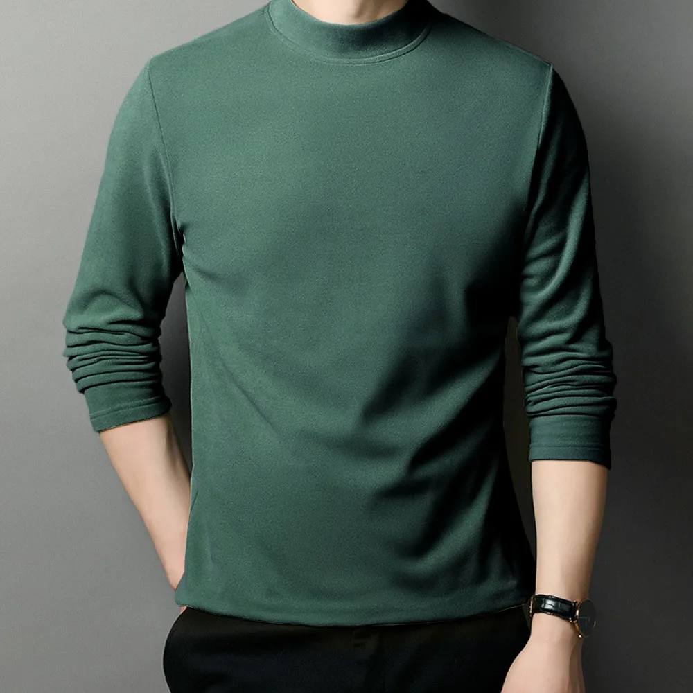 Thermal Tops Mens Half Turtleneck Pullover Winter Basic Long Sleeve T-shirts Male Thermo Warm Slim Fit Shirts Keep Warm Clothing
Thermal Tops Mens Half Turtleneck Pullover Winter Basic Long Sleeve T-shirts Male Thermo Warm Slim Fit Shirts Keep Warm Clothing