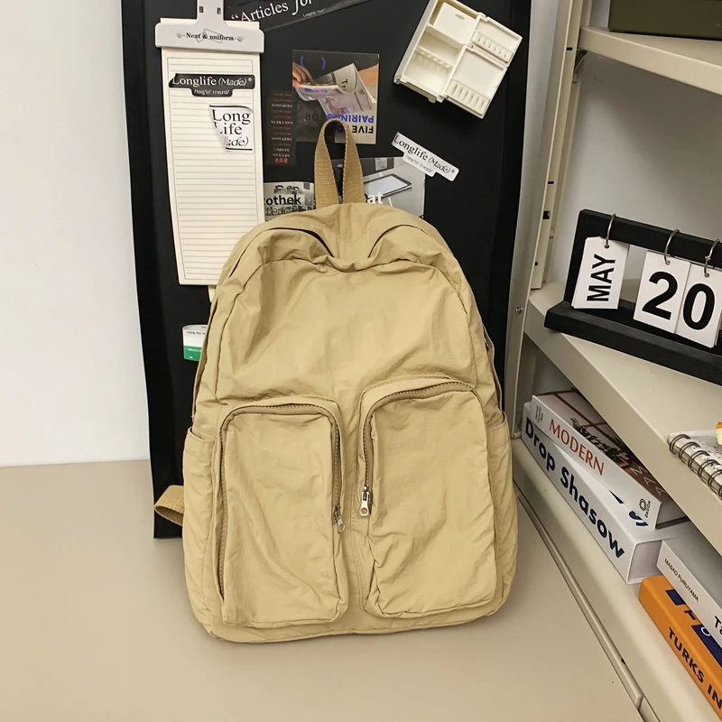 Вместительные однотонные нейлоновые рюкзаки на молнии для женщин 2024 простые базовые стильные сумки для женщин
Вместительные однотонные нейлоновые рюкзаки на молнии для женщин 2024 простые базовые стильные сумки для женщин