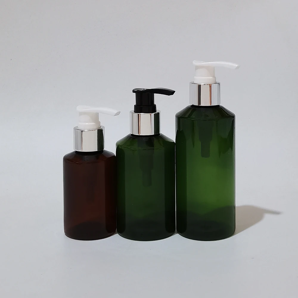 30pcs 100ml 150ml 200ml Green Brown Bottles Liquid Soap Pump Container For Personal Care Lotion Silver Pump Cosmetic Containers
30pcs 100ml 150ml 200ml Green Brown Bottles Liquid Soap Pump Container For Personal Care Lotion Silver Pump Cosmetic Containers