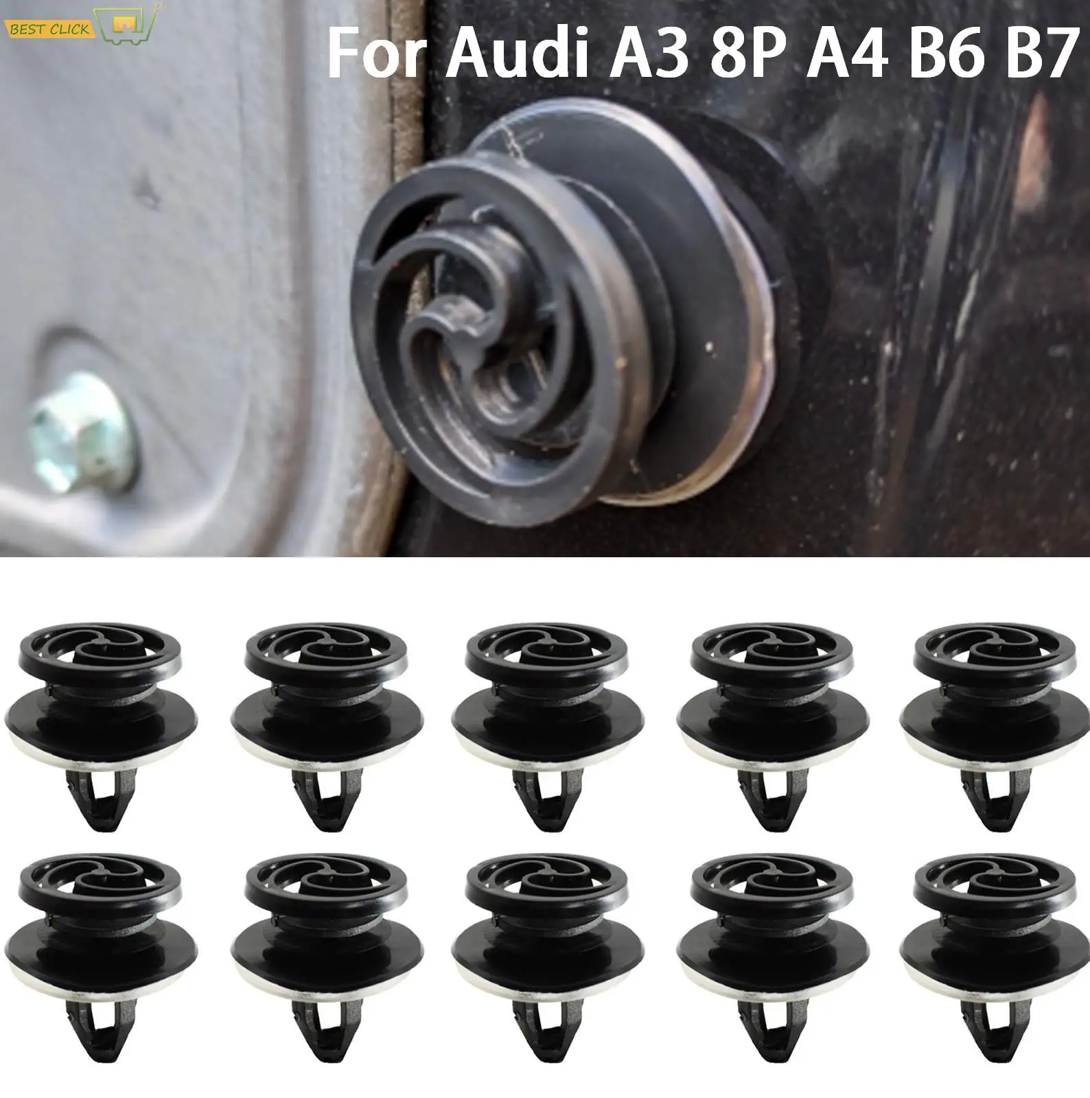 10Pcs Plastics Clip For Audi A3 8P A4 B6 B7 Interior Door Card Fastener Clips Trim Panel Mounting Auto Car Accessories Styling
10Pcs Plastics Clip For Audi A3 8P A4 B6 B7 Interior Door Card Fastener Clips Trim Panel Mounting Auto Car Accessories Styling