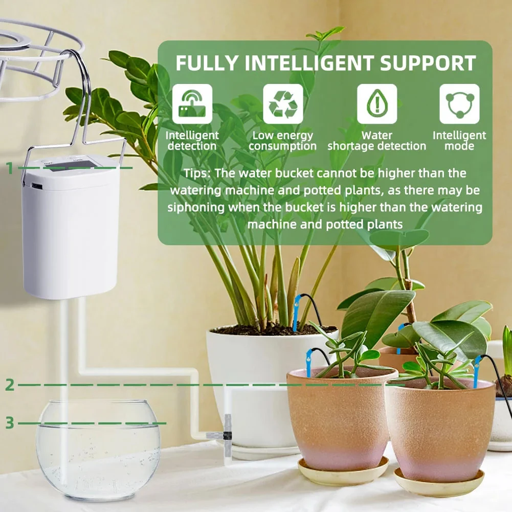 2000mAh utomatic Plant Flower Watering Pump Sprinkler Drip Irrigation Pump Timer System Garden Tool Timing Drip Irrigation Kit
2000mAh utomatic Plant Flower Watering Pump Sprinkler Drip Irrigation Pump Timer System Garden Tool Timing Drip Irrigation Kit