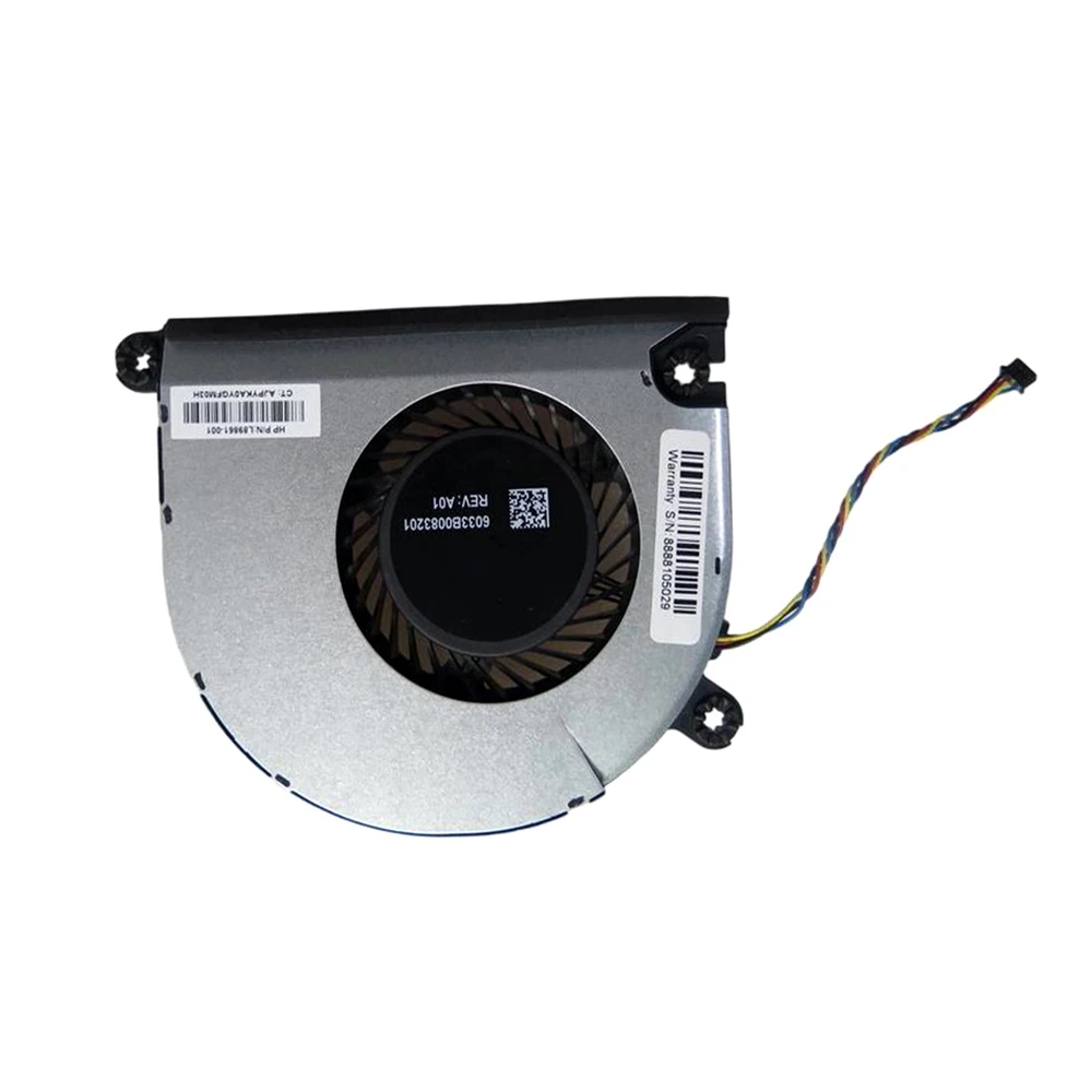 For HP For ProOne 400 G6 440 G6 600 G6 All-in-One L89861-001 BAZB1118R2UP001 6033B0083201 DC12V 1.0A 4PIN Cooling Fan For HP For ProOne 400 G6 440 G6 600 G6 All-in-One L89861-001 BAZB1118R2UP001 6033B0083201 DC12V 1.0A 4PIN Cooling Fan