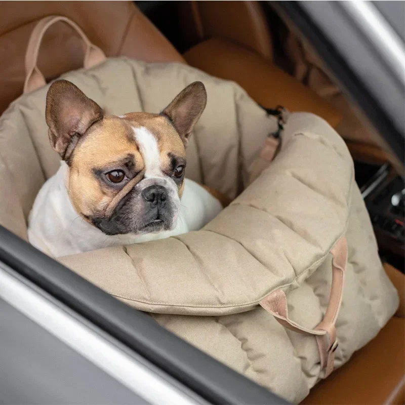 

Портативное автокресло для маленьких собак и кошек, переноска для домашних животных, безопасный автомобильный ящик, сумка-бустер для путешествий, защита от столкновений
