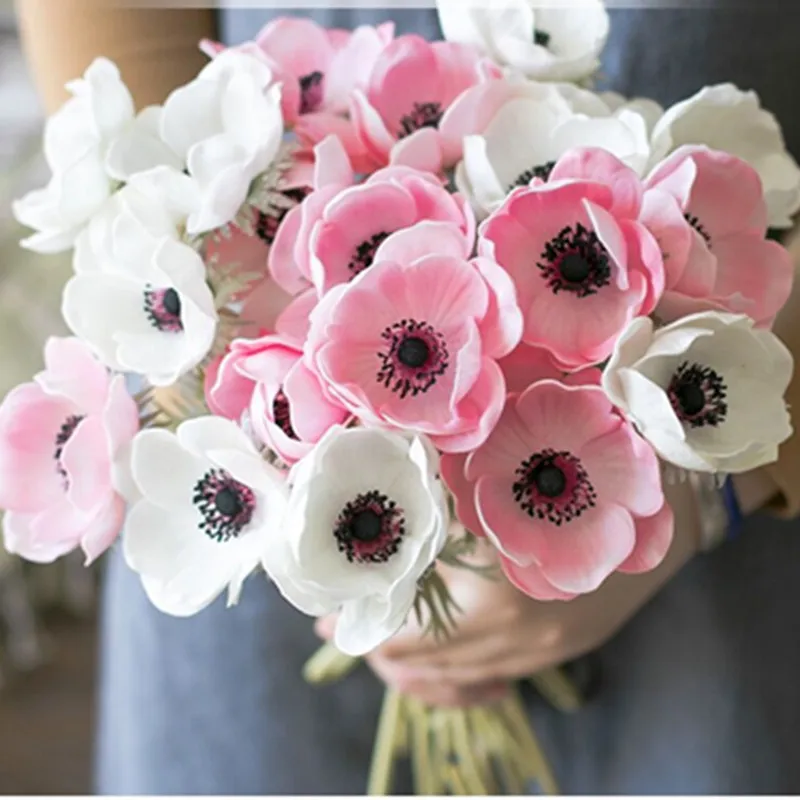INDIGO-Artificial Pink Anemone Flower for Home Decoration, Daisy Pasque, Wedding Floral Display, Party Display, 5 PCS
INDIGO-Artificial Pink Anemone Flower for Home Decoration, Daisy Pasque, Wedding Floral Display, Party Display, 5 PCS