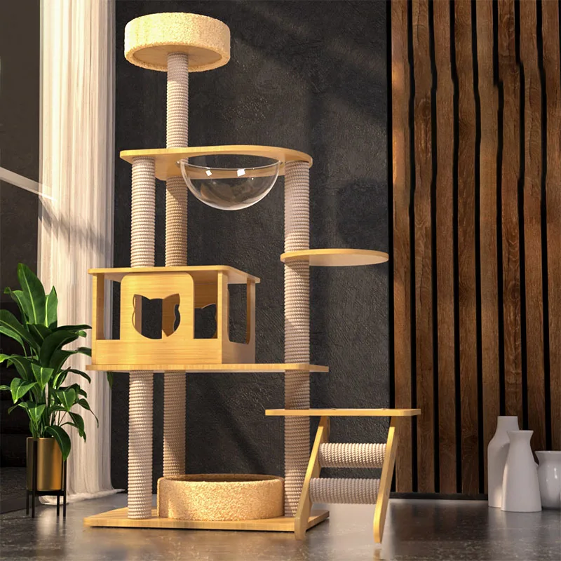 House Tower Toy Cat Accessories Scratching Post Bed Villa Interactive Climbing Shelf Cat Tree Condo Dla Kota Cat Wall Furniture
House Tower Toy Cat Accessories Scratching Post Bed Villa Interactive Climbing Shelf Cat Tree Condo Dla Kota Cat Wall Furniture
