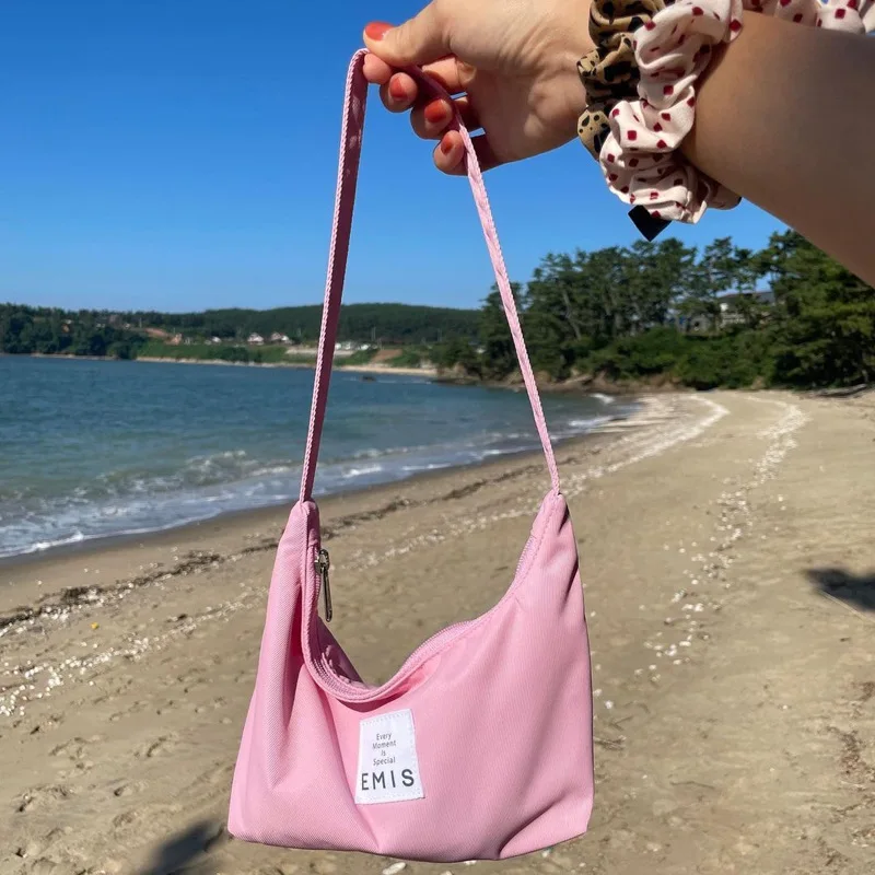 Women Nylon Shoulder Tote Bag Korean Ins Armpit Bag Candy Color Handbag for Girl Zipper Mini Pures Ladies Shopper Hobos Bolsas
Women Nylon Shoulder Tote Bag Korean Ins Armpit Bag Candy Color Handbag for Girl Zipper Mini Pures Ladies Shopper Hobos Bolsas