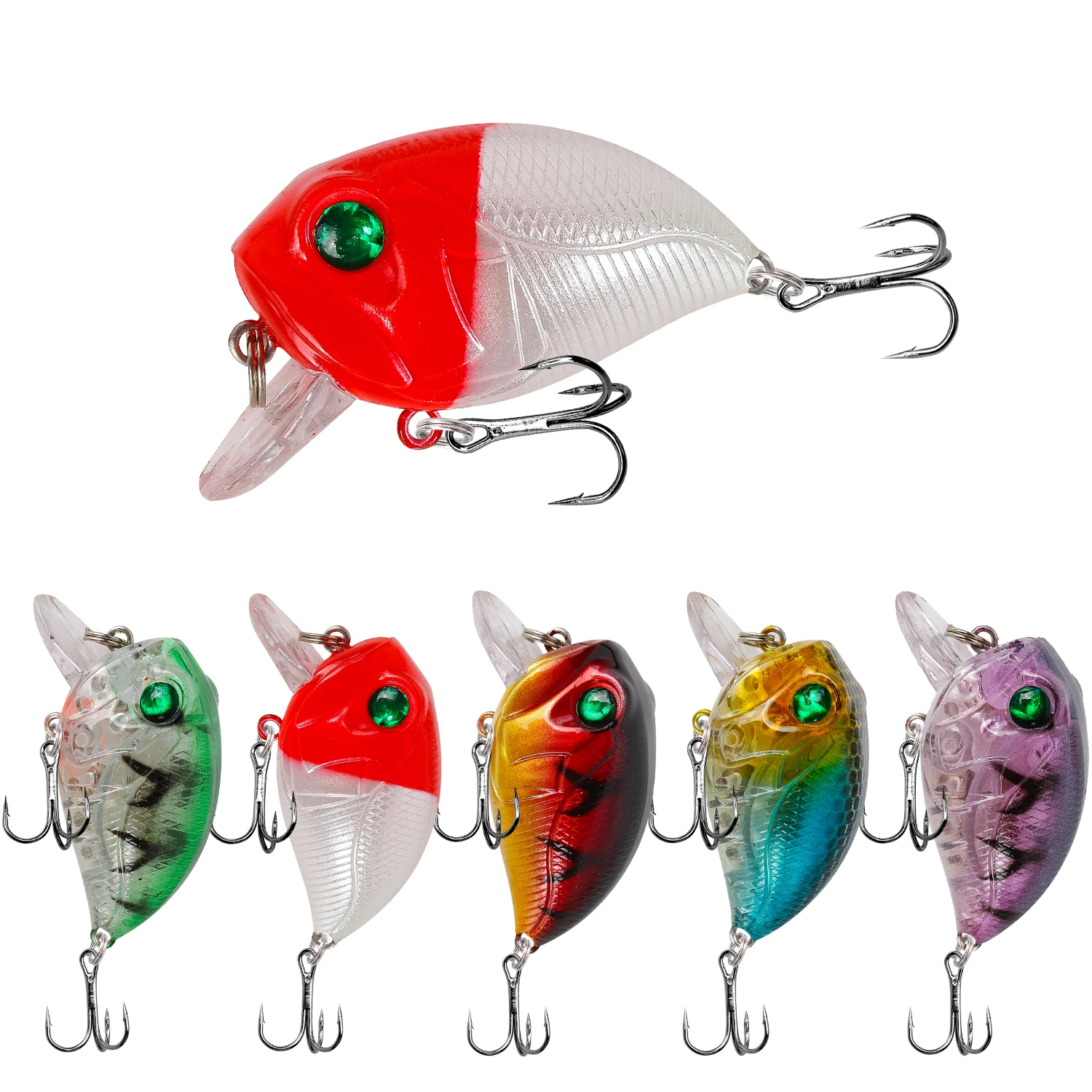 1Pcs 4.5cm 8G Mini Crankbaits Minnow Wobblers Pike Fishing Lures Artificial Hard Bait Swimbait Fsihing Swimmingbait carp bait
1Pcs 4.5cm 8G Mini Crankbaits Minnow Wobblers Pike Fishing Lures Artificial Hard Bait Swimbait Fsihing Swimmingbait carp bait