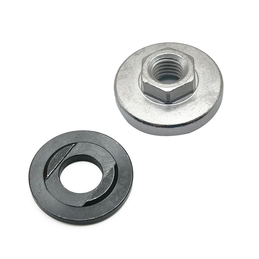 Quick Change Locking Flange Nut Quick Release Hexagon M14 Thread Bottom Pressure Plate For 125/150/180/230 Type Angle Grinder
Quick Change Locking Flange Nut Quick Release Hexagon M14 Thread Bottom Pressure Plate For 125/150/180/230 Type Angle Grinder