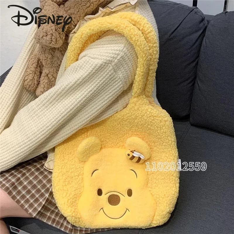 Disney Winnie The Pooh New Women's Handbag Cartoon Cute Women's Shoulder Bag 3D Plush Fashion Women's Bag Large Capacity
Disney Winnie The Pooh New Women's Handbag Cartoon Cute Women's Shoulder Bag 3D Plush Fashion Women's Bag Large Capacity