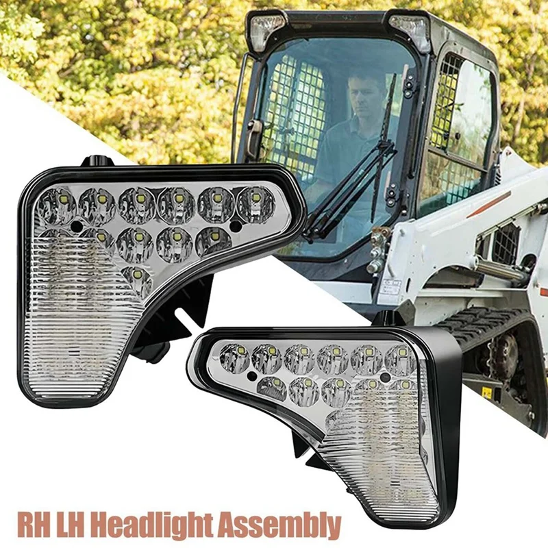 LED Left & Right Headlight Kit For Bobcat Skid Steer Loader S550 S570 S590 S595 Spare Parts 7251340 7251341 7138040 7138041
LED Left & Right Headlight Kit For Bobcat Skid Steer Loader S550 S570 S590 S595 Spare Parts 7251340 7251341 7138040 7138041