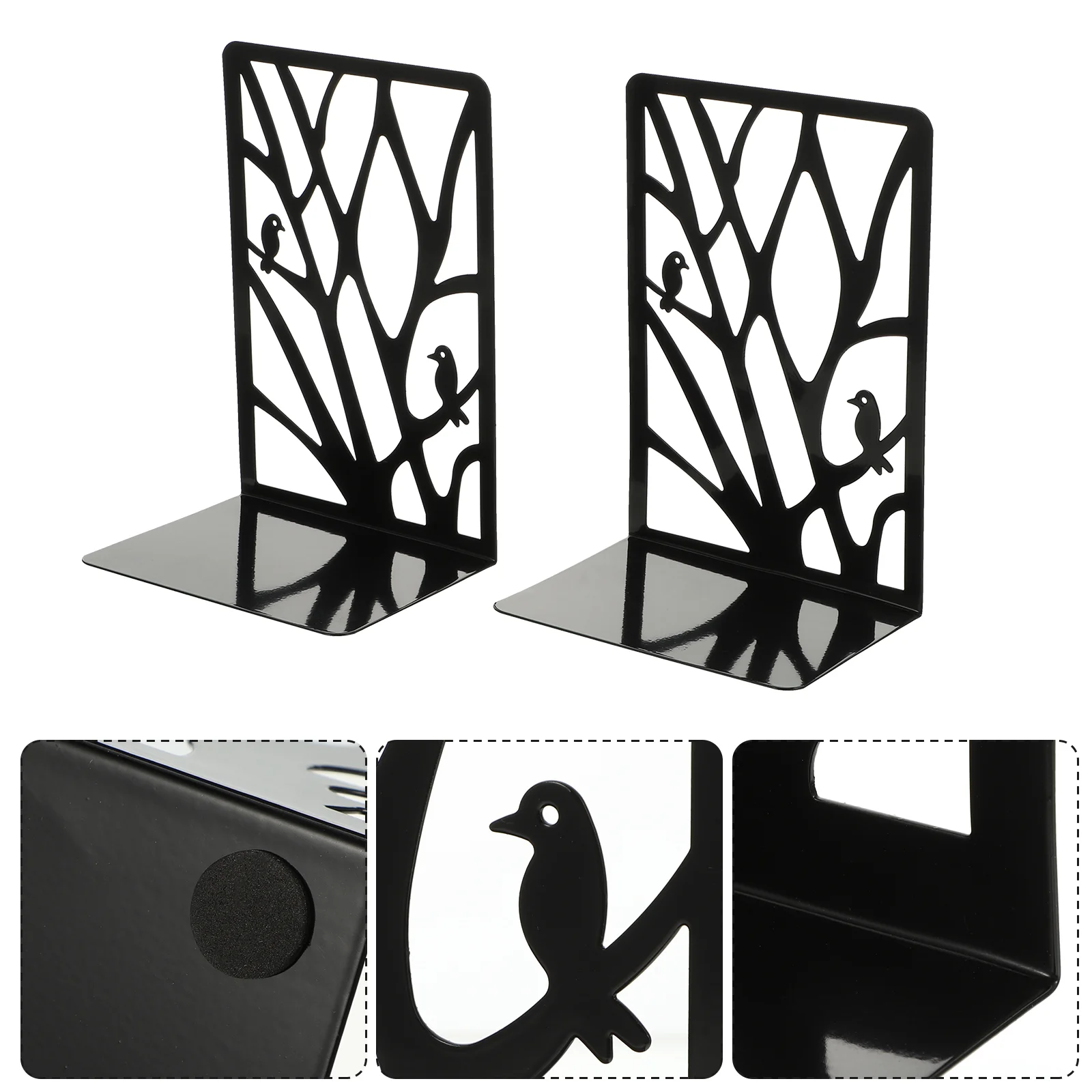 Bird Branches Book Stand Books Cases Bookend Support Hollow Children's Iron Shelf Metal Holder Stopper Storage Rack
Bird Branches Book Stand Books Cases Bookend Support Hollow Children's Iron Shelf Metal Holder Stopper Storage Rack