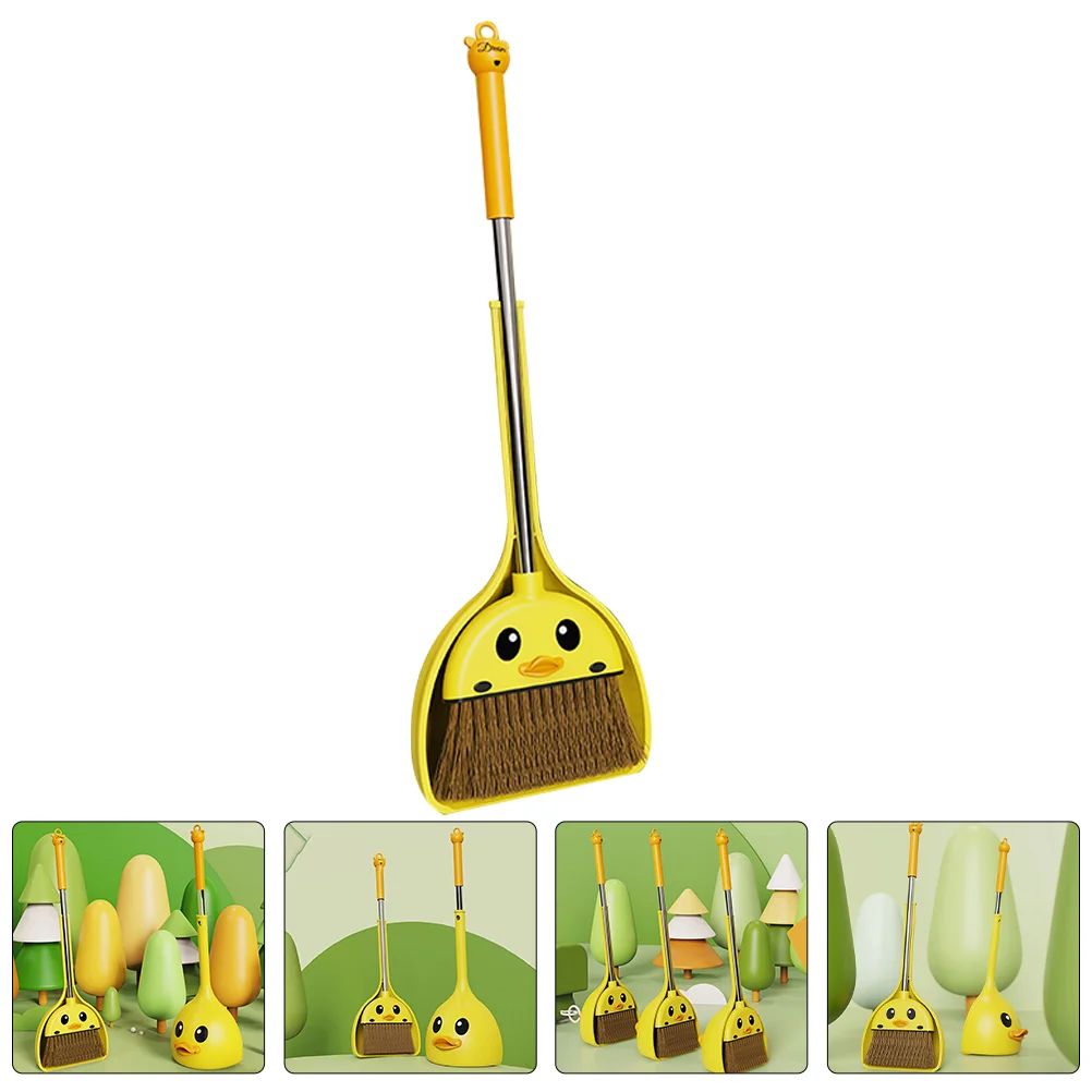 Mini Broom Dustpan Set for Kids: Little Housekeeping Helper and Pretend Play Toy with Yellow Duck Design
Mini Broom Dustpan Set for Kids: Little Housekeeping Helper and Pretend Play Toy with Yellow Duck Design