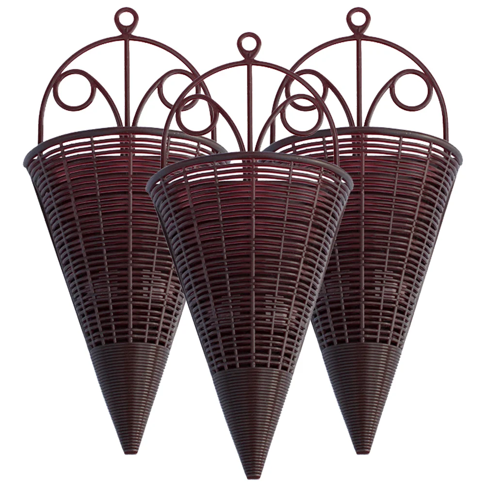 3 Pcs Flower Vases Imitation Rattan Wall Hanging Basket Orchid Planter Woven Pot Decor Wall-mounted Small Baskets Baby
3 Pcs Flower Vases Imitation Rattan Wall Hanging Basket Orchid Planter Woven Pot Decor Wall-mounted Small Baskets Baby