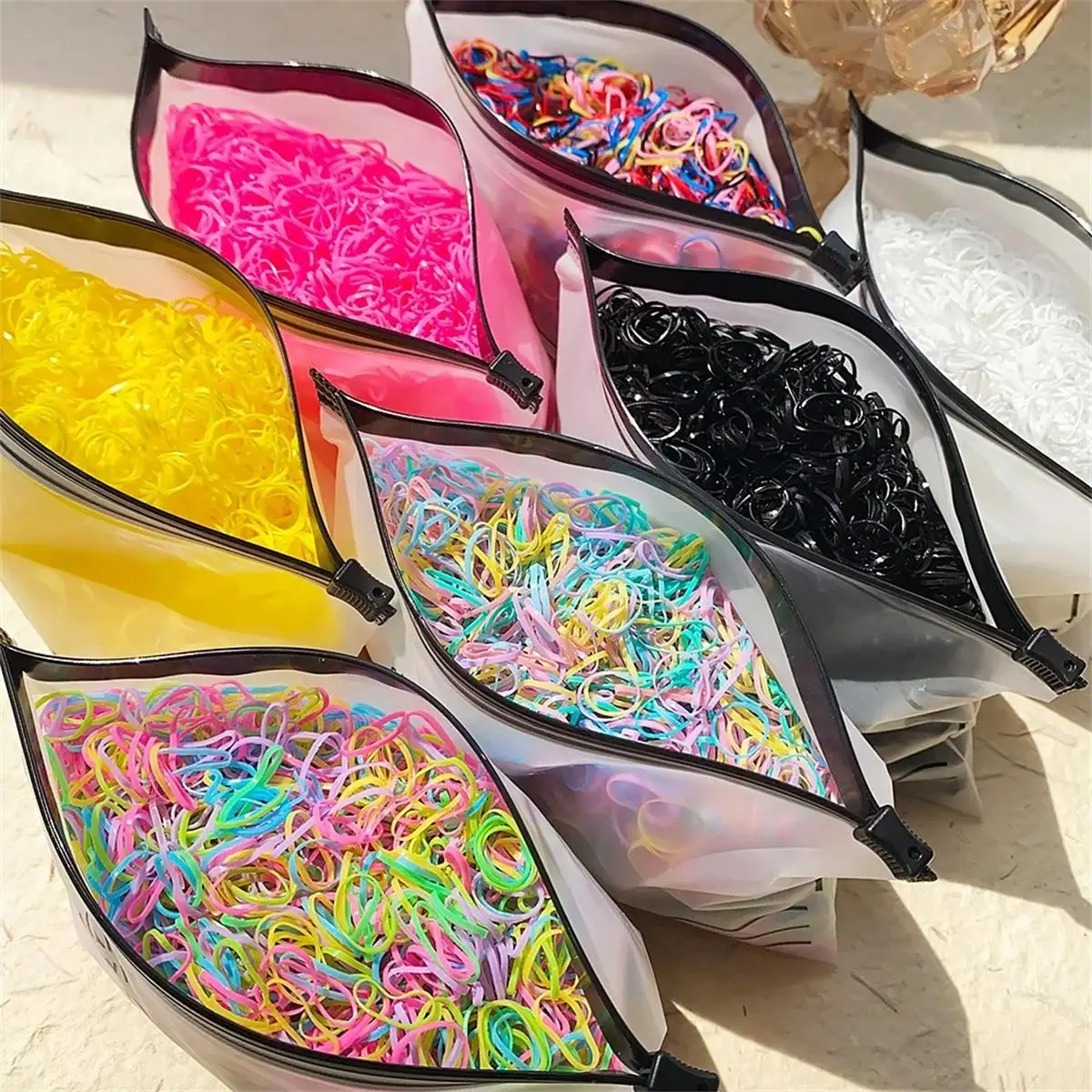 500pcs Girl Colourful Disposable Rubber Band Elastic Hair Band Headband Children Ponytail Holder Bands Kid Baby Hair Accessories
500pcs Girl Colourful Disposable Rubber Band Elastic Hair Band Headband Children Ponytail Holder Bands Kid Baby Hair Accessories