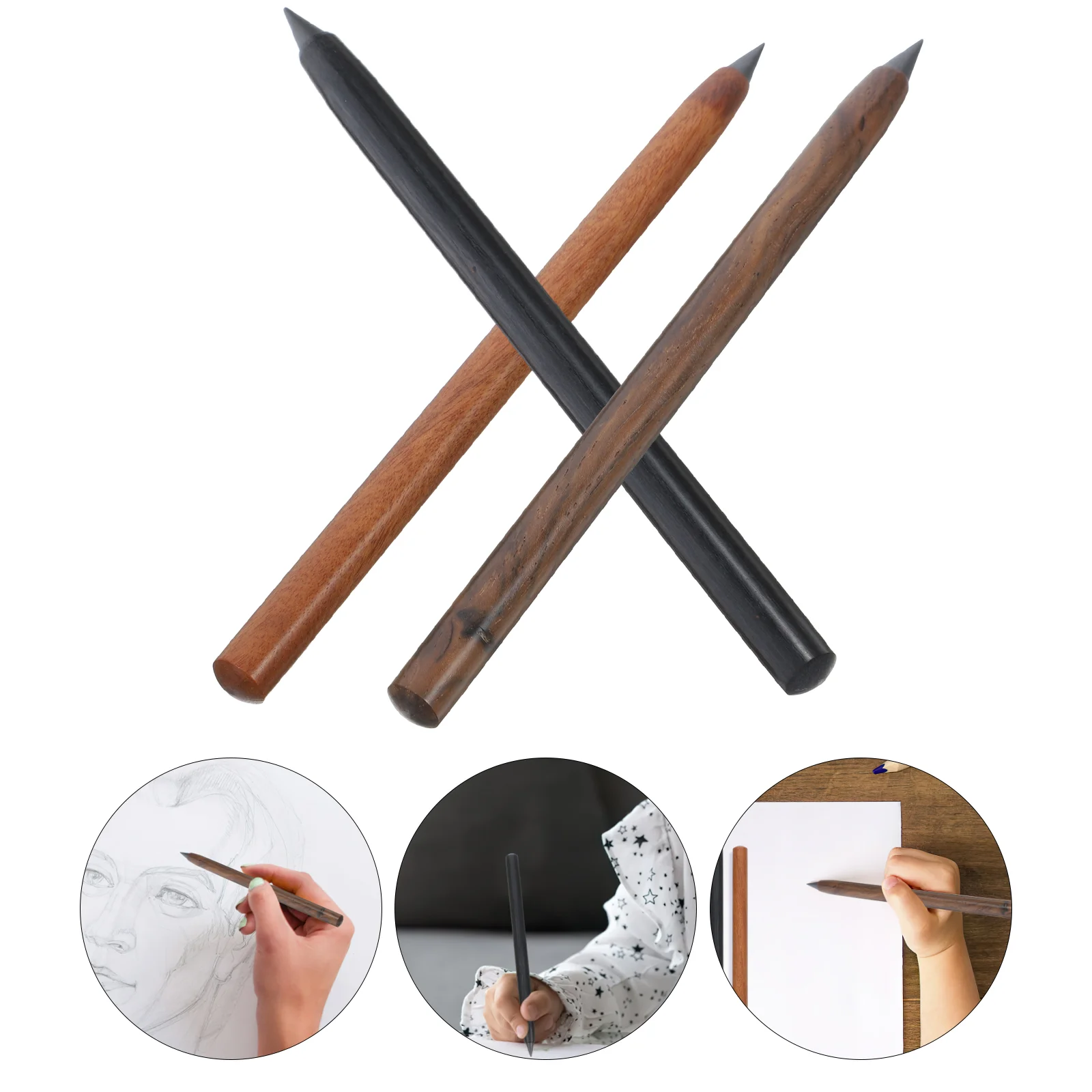 3Pcs Everlasting Pencil Wooden Forever Pencil Convenient Everlasting Pencil Practical Wood Inkless Pencil
3Pcs Everlasting Pencil Wooden Forever Pencil Convenient Everlasting Pencil Practical Wood Inkless Pencil