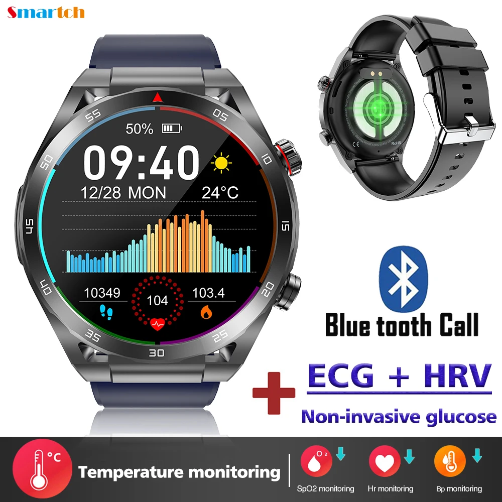2023 New ECG HRV Health Smart Watch Blue Tooth Call Blood Sugar Voice Assistant Body Temperature Sport Waterproof Smartwatch
2023 New ECG HRV Health Smart Watch Blue Tooth Call Blood Sugar Voice Assistant Body Temperature Sport Waterproof Smartwatch