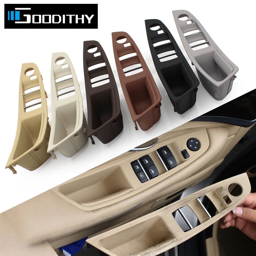 

LHD RHD Driver Side Armrest Door Handle Panel Cover for BMW 5 Series F10 F11 F18 520 523 525 528 530 Black Beige Gray Red Brown