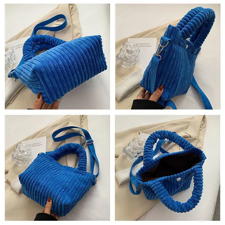 Fashion Corduroy Women's Bag, Trend New Handbags Niche Versatile Bucket Shoulder Bags Female Nylon Button Crossbody Bags 9 Mallzona S2c3d546e9f174192b5be3df3160f0c65n Fashion Corduroy Women's Bag, Trend New Handbags Niche Versatile Bucket Shoulder Bags Female Nylon Button Crossbody Bags Mallzona