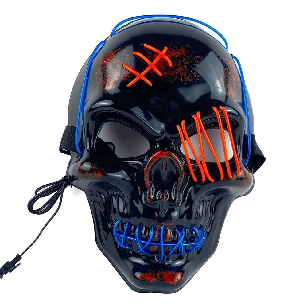 Halloween Masks LED Neon Lighting Skull Mask Cosplay Glowing Party Scar One Eyed Pirate Scary Cosplay Costume Carnival Gift 2013
Halloween Masks LED Neon Lighting Skull Mask Cosplay Glowing Party Scar One Eyed Pirate Scary Cosplay Costume Carnival Gift 2013