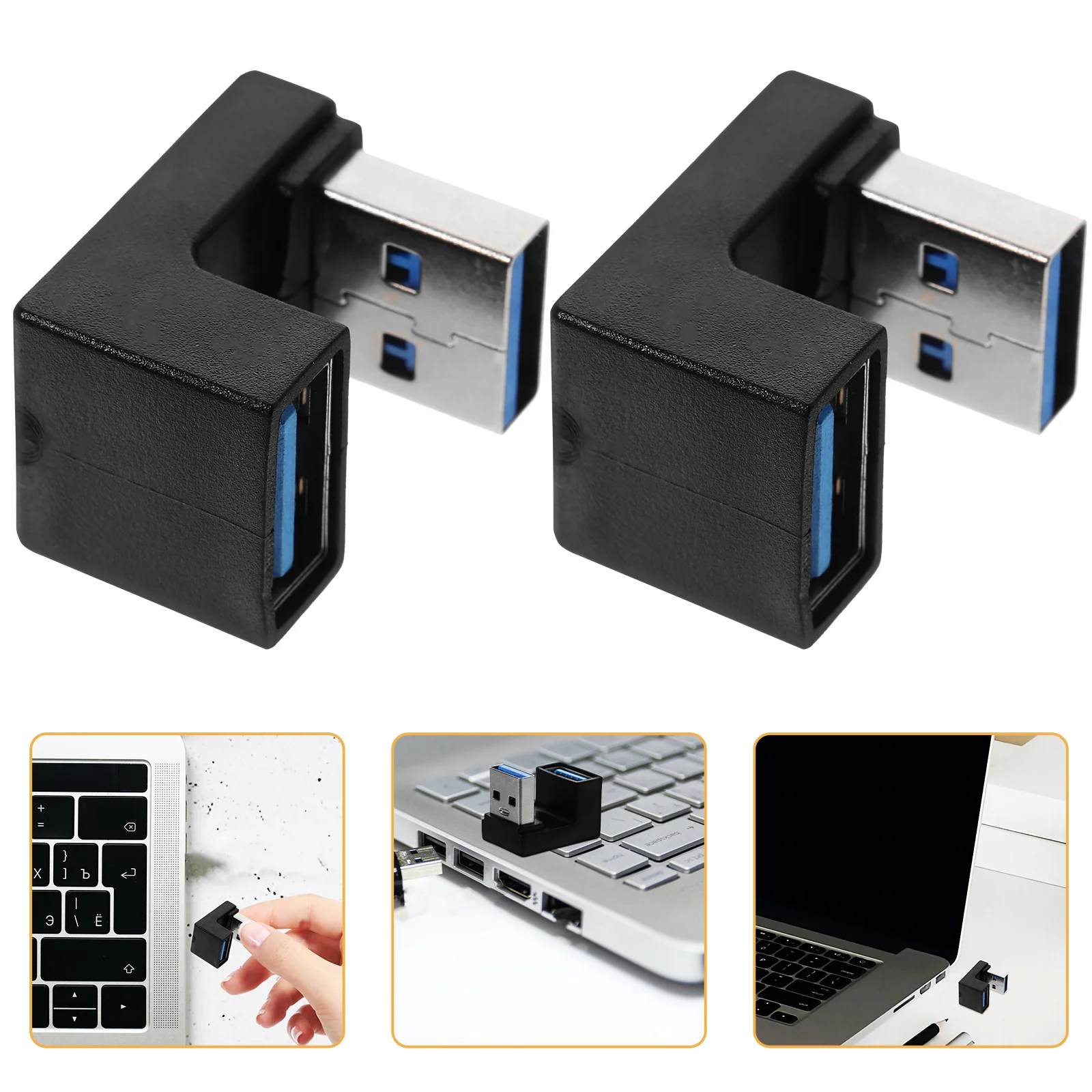 2pcs Usb Right Angle Adapter Angled Usb Connector Angled Plug Adapter Laptop Connector Supply
2pcs Usb Right Angle Adapter Angled Usb Connector Angled Plug Adapter Laptop Connector Supply