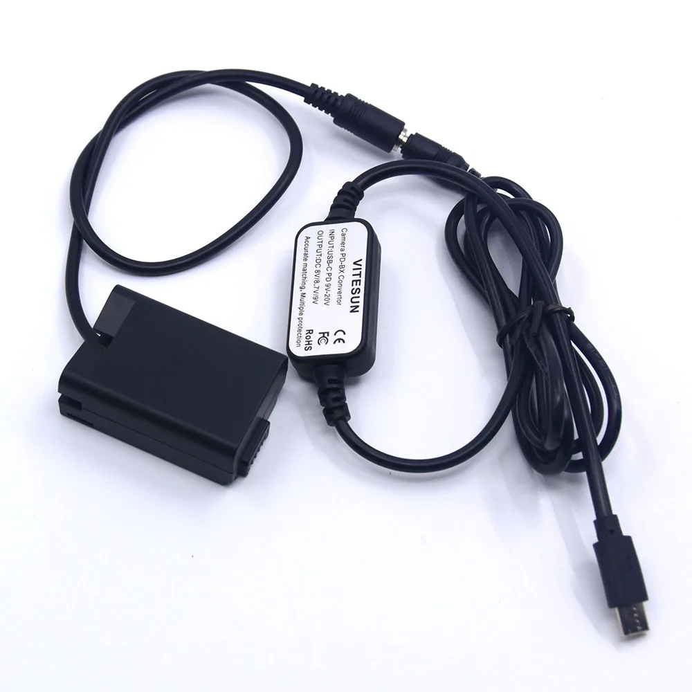 EH-5 EH-5A MH-32 USB Type-C PD Power Bank Cable + EP-5G DC Coupler EN-EL25 Dummy Battery For Nikon Z30 Z50 ZFC Camera
EH-5 EH-5A MH-32 USB Type-C PD Power Bank Cable + EP-5G DC Coupler EN-EL25 Dummy Battery For Nikon Z30 Z50 ZFC Camera