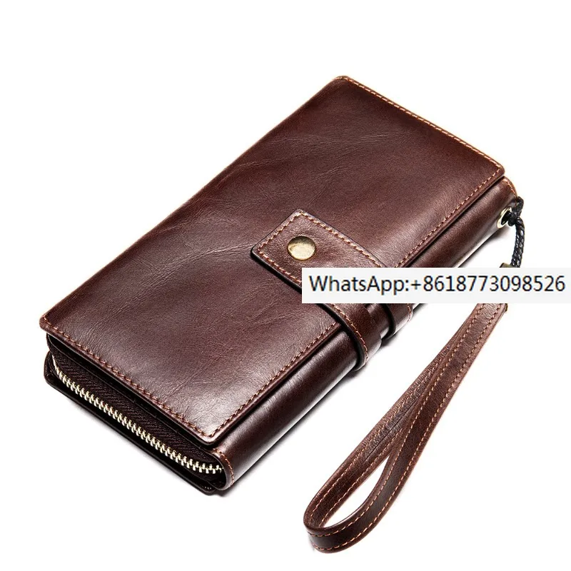 Vintage top layer cowhide mobile phone bag for men's real pickup bag with multiple slots for men's handbags and handbags
Vintage top layer cowhide mobile phone bag for men's real pickup bag with multiple slots for men's handbags and handbags