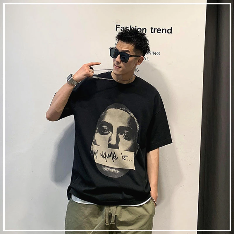 2024 Summer Large Size Loose Fitting Handsome Trend Printing Abstract Hip Hop Street Punk Hipster Men's Clothing T-Shirts
2024 Summer Large Size Loose Fitting Handsome Trend Printing Abstract Hip Hop Street Punk Hipster Men's Clothing T-Shirts