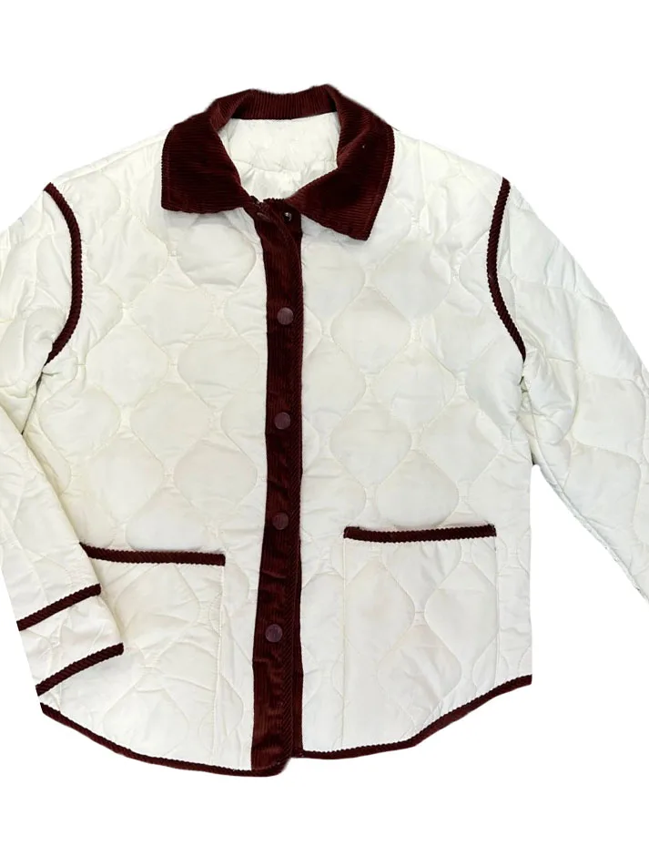 Cotton jacket lapel short loose version hit color single-breasted design warm and comfortable 2023 winter new 1206
Cotton jacket lapel short loose version hit color single-breasted design warm and comfortable 2023 winter new 1206