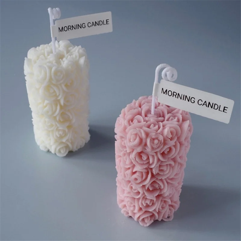 3D Rose Flower Candle Mold DIY Handmade Gypsum Plaster Mould Cylinder Shape Silicone Soap Aromatherapy Wax Scented Molds
3D Rose Flower Candle Mold DIY Handmade Gypsum Plaster Mould Cylinder Shape Silicone Soap Aromatherapy Wax Scented Molds