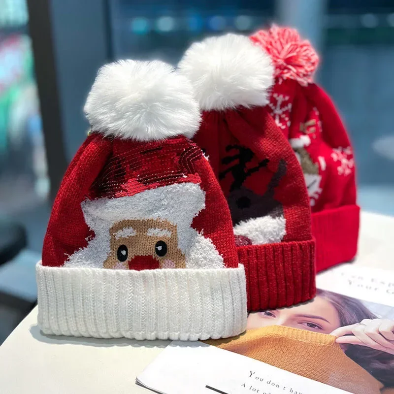 2023 New Christmas Hat for Women Cute Santa Claus Red Woolen Hat Autumn and Winter Warm Knitted Hat for Women Trendy
2023 New Christmas Hat for Women Cute Santa Claus Red Woolen Hat Autumn and Winter Warm Knitted Hat for Women Trendy