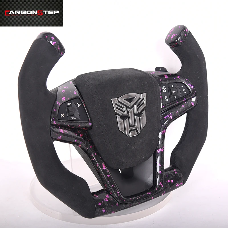 2022 Latest New Purple Foil Forged Carbon Fiber Racing Car Steering Wheel For Camaro
2022 Latest New Purple Foil Forged Carbon Fiber Racing Car Steering Wheel For Camaro