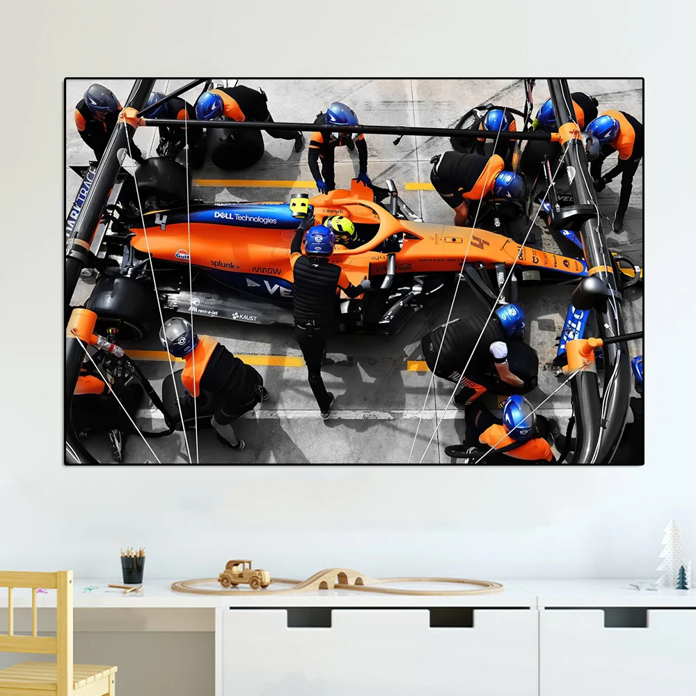 Formula Grand Prix Racer Norris Pit Stop Poster And Print MCL Racing Canvas Painting Sports Car Wall Art Picture Room Home Decor
Formula Grand Prix Racer Norris Pit Stop Poster And Print MCL Racing Canvas Painting Sports Car Wall Art Picture Room Home Decor