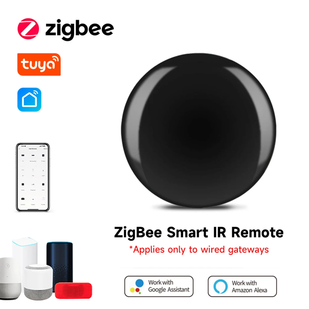 Tuya Zigbee Wifi Smart Infrared Remote Universal Voice Phone Remote Control Intelligent IR Remote Control For TV Air Conditioner
Tuya Zigbee Wifi Smart Infrared Remote Universal Voice Phone Remote Control Intelligent IR Remote Control For TV Air Conditioner