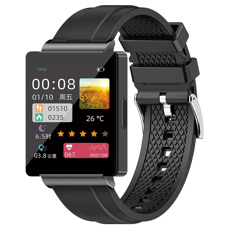 KS01 Blood Glucose Heart Rate BP Body Temperature NFC Access Control Music Weather Workouts Men Women 1.85inch Smartwatch
KS01 Blood Glucose Heart Rate BP Body Temperature NFC Access Control Music Weather Workouts Men Women 1.85inch Smartwatch