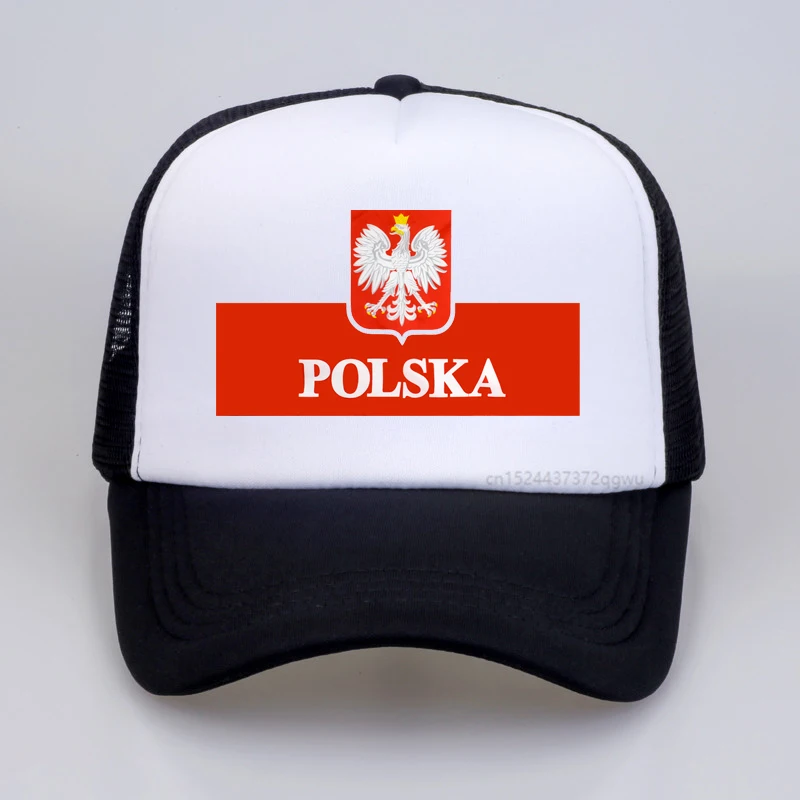 

Polish Eagle Poland Symbol Fashion caps for men summer Mesh Breathable trucker hats print man Eagle baseball cap gorras