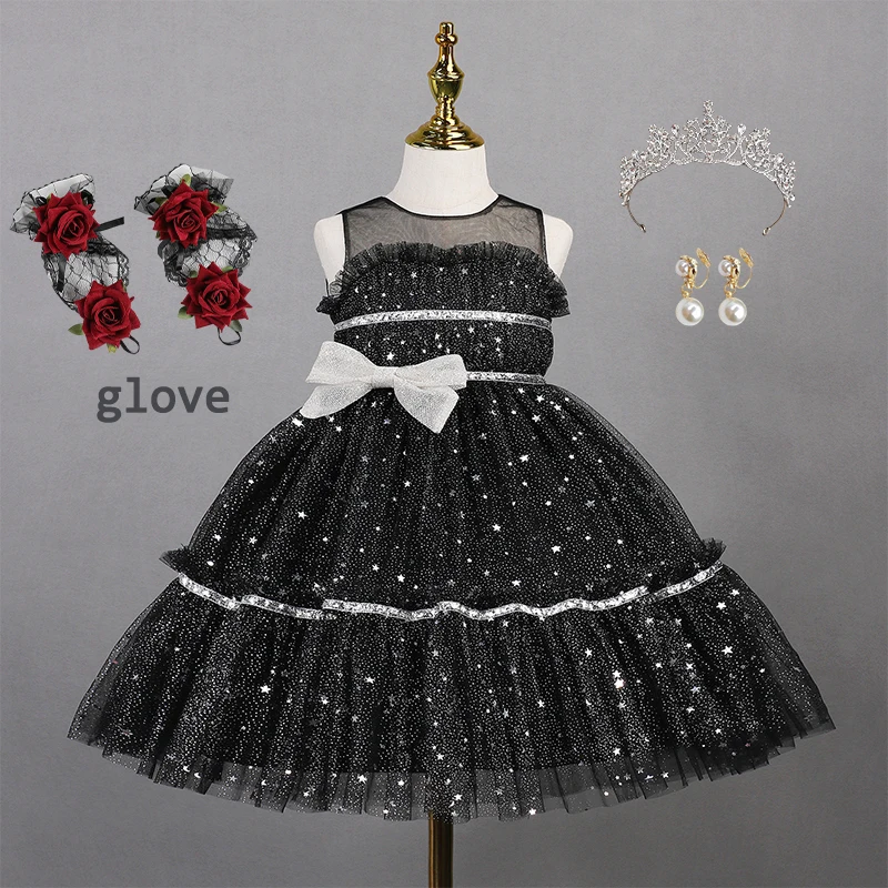 Girls Black Elegant Fluffy Mesh Tulle Tutu Dresses for Children Kids Wedding Party Birthday Ball Gown Dress Princess Vestidos
Girls Black Elegant Fluffy Mesh Tulle Tutu Dresses for Children Kids Wedding Party Birthday Ball Gown Dress Princess Vestidos