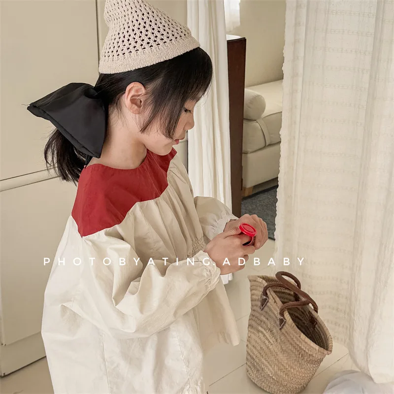 2025 Spring New Girls Puff Sleeve Shirts Children Long Sleeve T Shirts Baby Girl Cotton Blouse Infant Loose Tops Kids Clothes 7 S2c4656f9cc6646dc9334a21721349bb14