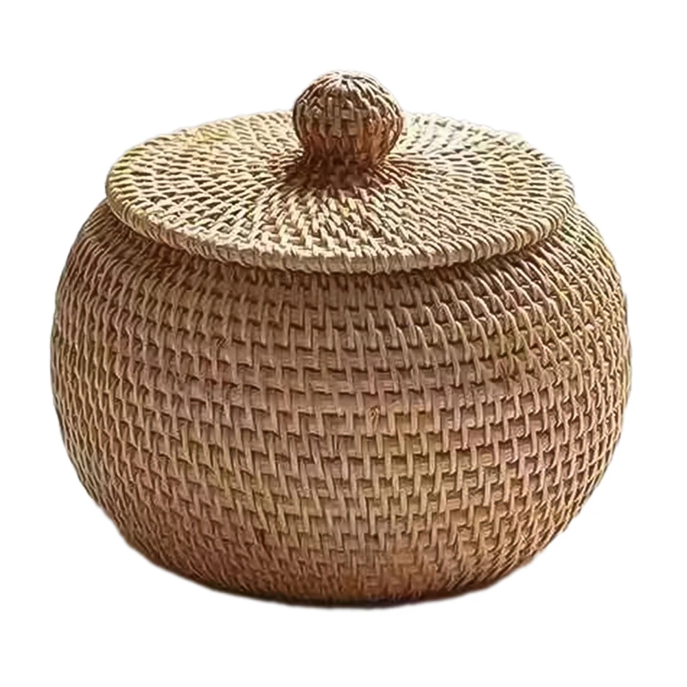 Storage Box Rattan Woven Storage Basket Brown Multi-functional Sturdy Vietnamese Autumn Vine 15*15*12cm 1piece
Storage Box Rattan Woven Storage Basket Brown Multi-functional Sturdy Vietnamese Autumn Vine 15*15*12cm 1piece