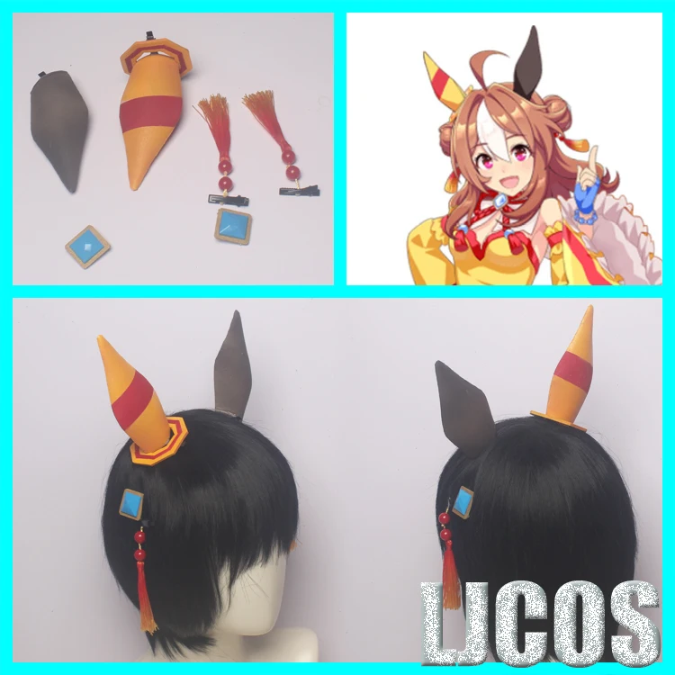 Anime Umamusume Pretty Derby Copano Rickey Cosplay Headwear Props Ears Tassels Costume Accessory for Christmas Party Comic Show
Anime Umamusume Pretty Derby Copano Rickey Cosplay Headwear Props Ears Tassels Costume Accessory for Christmas Party Comic Show