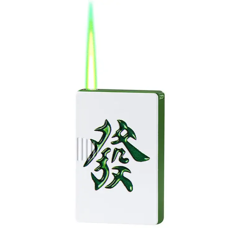 New Creative Mahjong Gas Windproof Green Flame Mahjong Lighter Metal Luminous Visible Gas Bin Igniter Smoking Set
New Creative Mahjong Gas Windproof Green Flame Mahjong Lighter Metal Luminous Visible Gas Bin Igniter Smoking Set