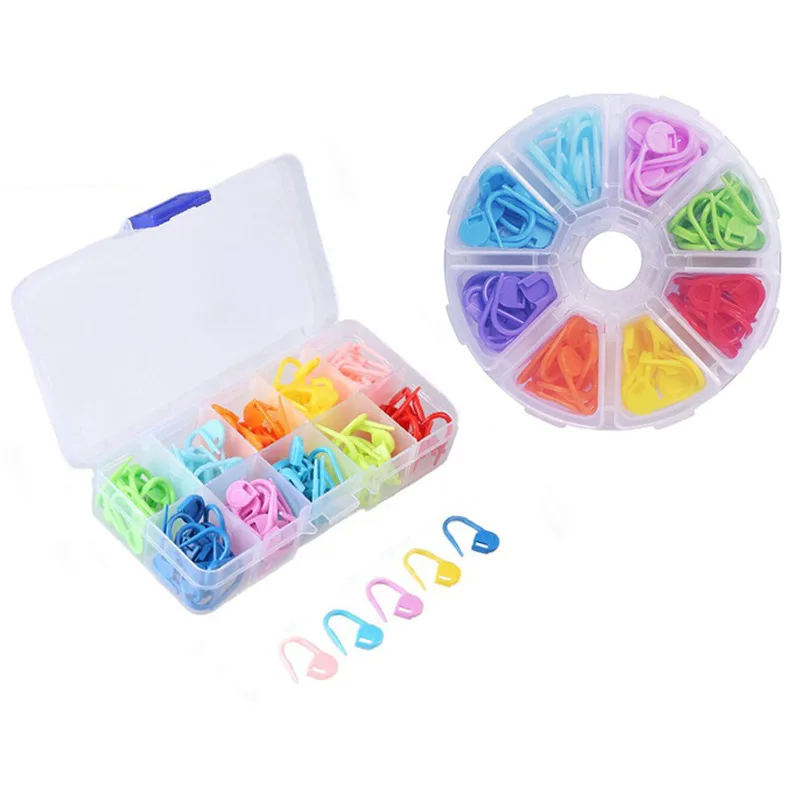 104/120Pcs Mix Color Plastic Knitting Tools Locking Stitch Markers Crochet Latch Needle Clip Hook Colorful Pins With Storage Box
104/120Pcs Mix Color Plastic Knitting Tools Locking Stitch Markers Crochet Latch Needle Clip Hook Colorful Pins With Storage Box