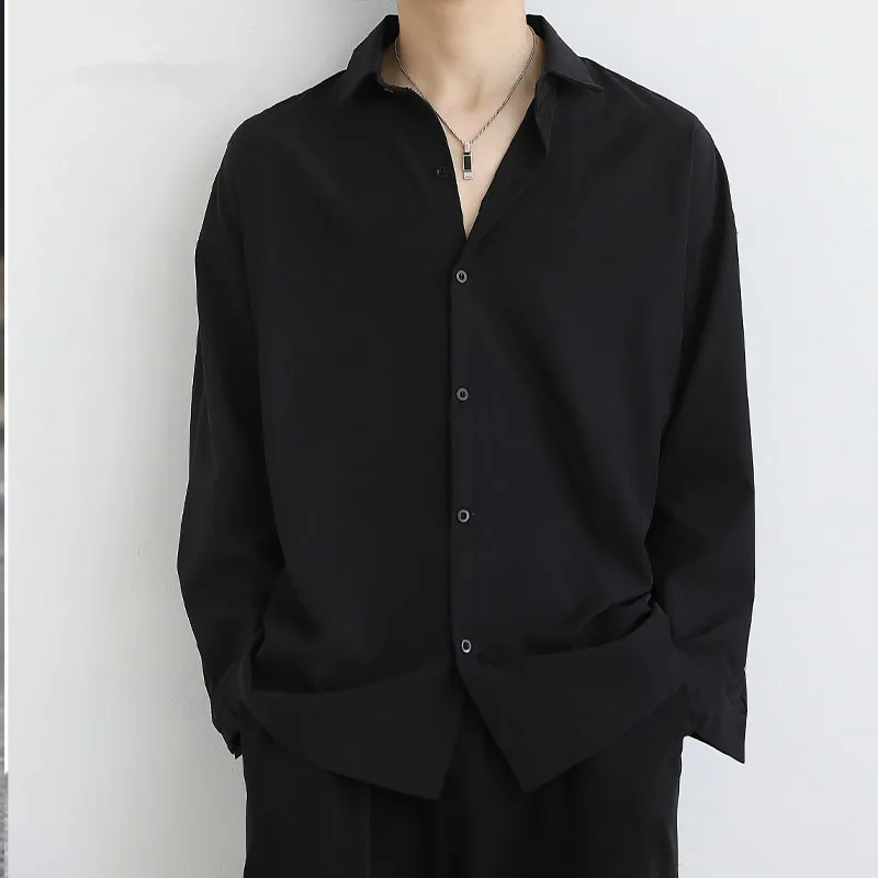 Ice Shreds White Shirt Long Sleeved Men Summer Solid Color Ultrathin Loose Fashion All-match Niche Lapel Collar Popularity Coat
Ice Shreds White Shirt Long Sleeved Men Summer Solid Color Ultrathin Loose Fashion All-match Niche Lapel Collar Popularity Coat