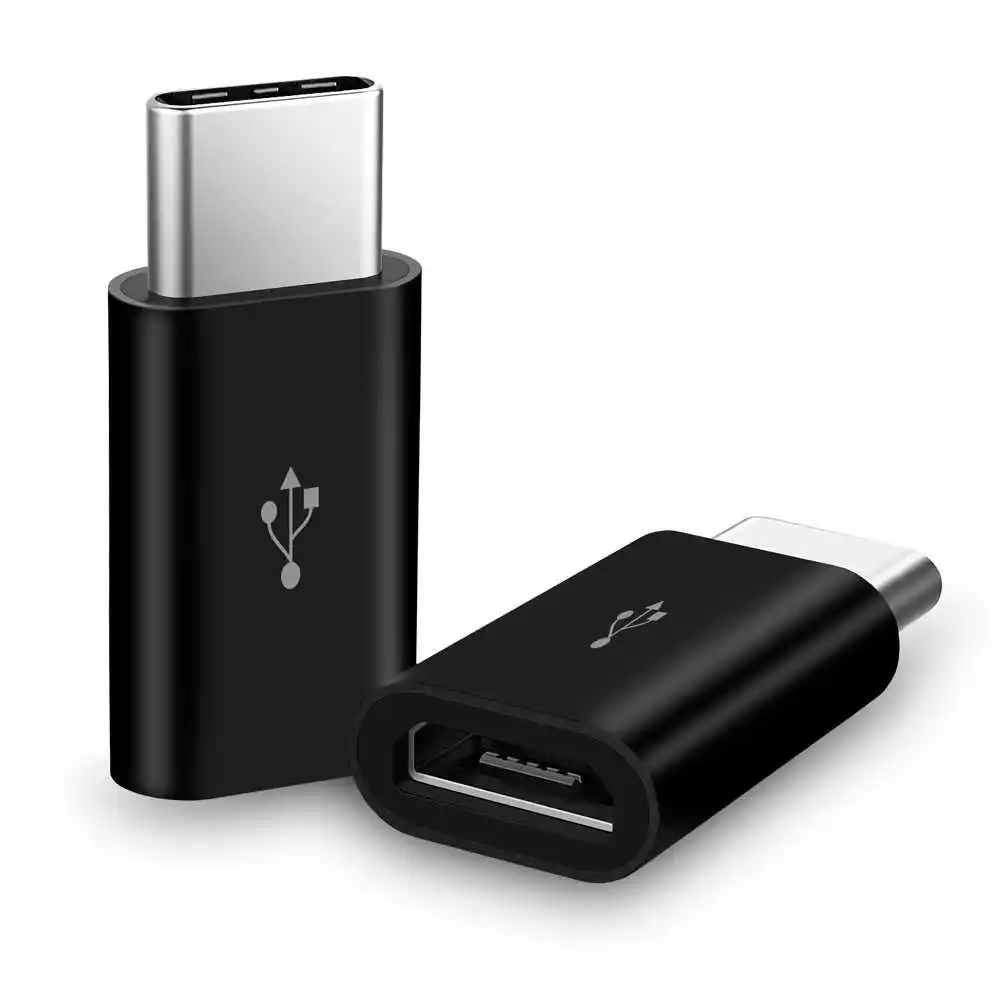 Адаптер для синхронизации данных с разъемом Micro USB на штекер Type-C 5 контактов
