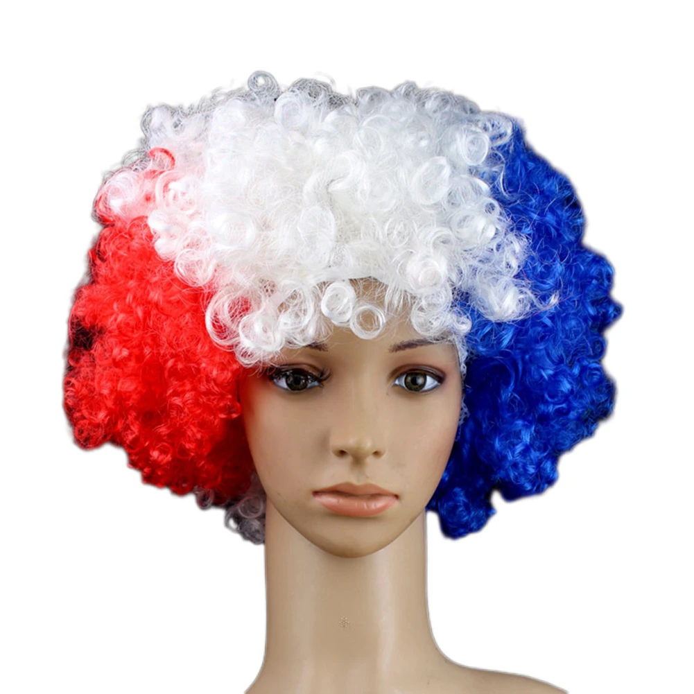 Practical Soccer Sports Parties Cheer Wig Props Cheer Wig Props Cheer Wig Hair Cover Props Headwear Soccer Game
Practical Soccer Sports Parties Cheer Wig Props Cheer Wig Props Cheer Wig Hair Cover Props Headwear Soccer Game