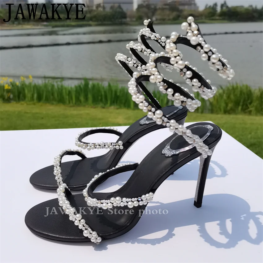 Summer Sexy Gladiator Sandals For Women Beaded Snake Winding Design High Heel Sandals Bohemia Fairy Party Wedding Shoes Mujer
Summer Sexy Gladiator Sandals For Women Beaded Snake Winding Design High Heel Sandals Bohemia Fairy Party Wedding Shoes Mujer