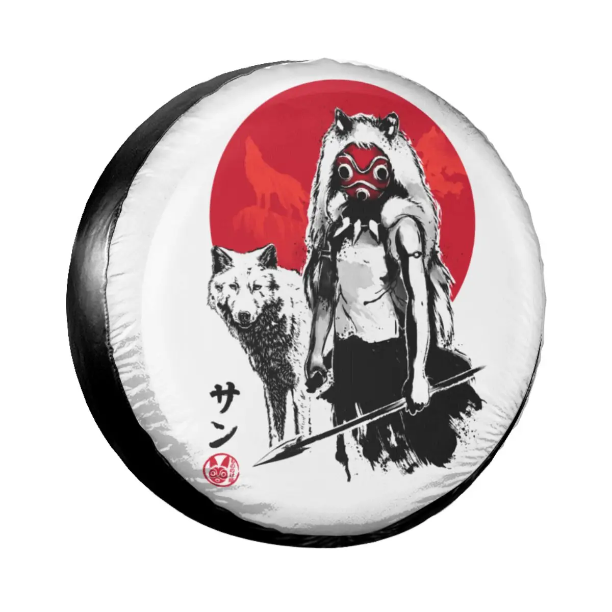 Mononoke Hime Princess Forest Spare Tire Cover for Mitsubishi Wolf Girl Sumi-e Car Wheel Protectors Accessories 14" to 17" Inch
Mononoke Hime Princess Forest Spare Tire Cover for Mitsubishi Wolf Girl Sumi-e Car Wheel Protectors Accessories 14" to 17" Inch